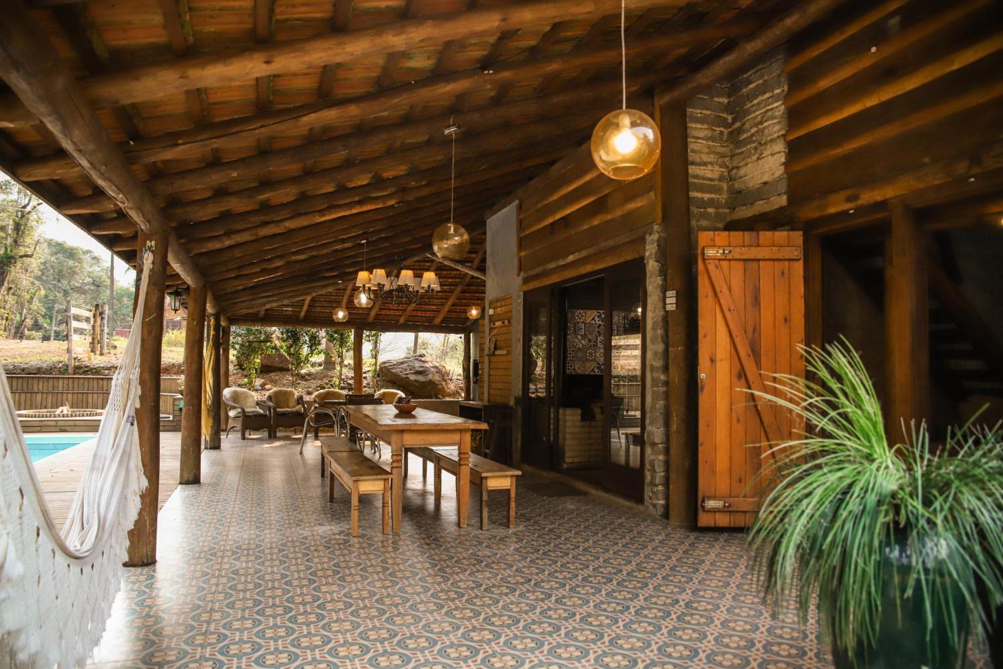 Chale Casa De Pedra, Vivenda Serra Velha, Chales De Montanha Timbe do Sul Esterno foto