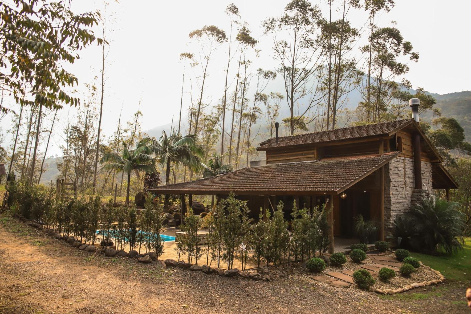 Chale Casa De Pedra, Vivenda Serra Velha, Chales De Montanha Timbe do Sul Esterno foto