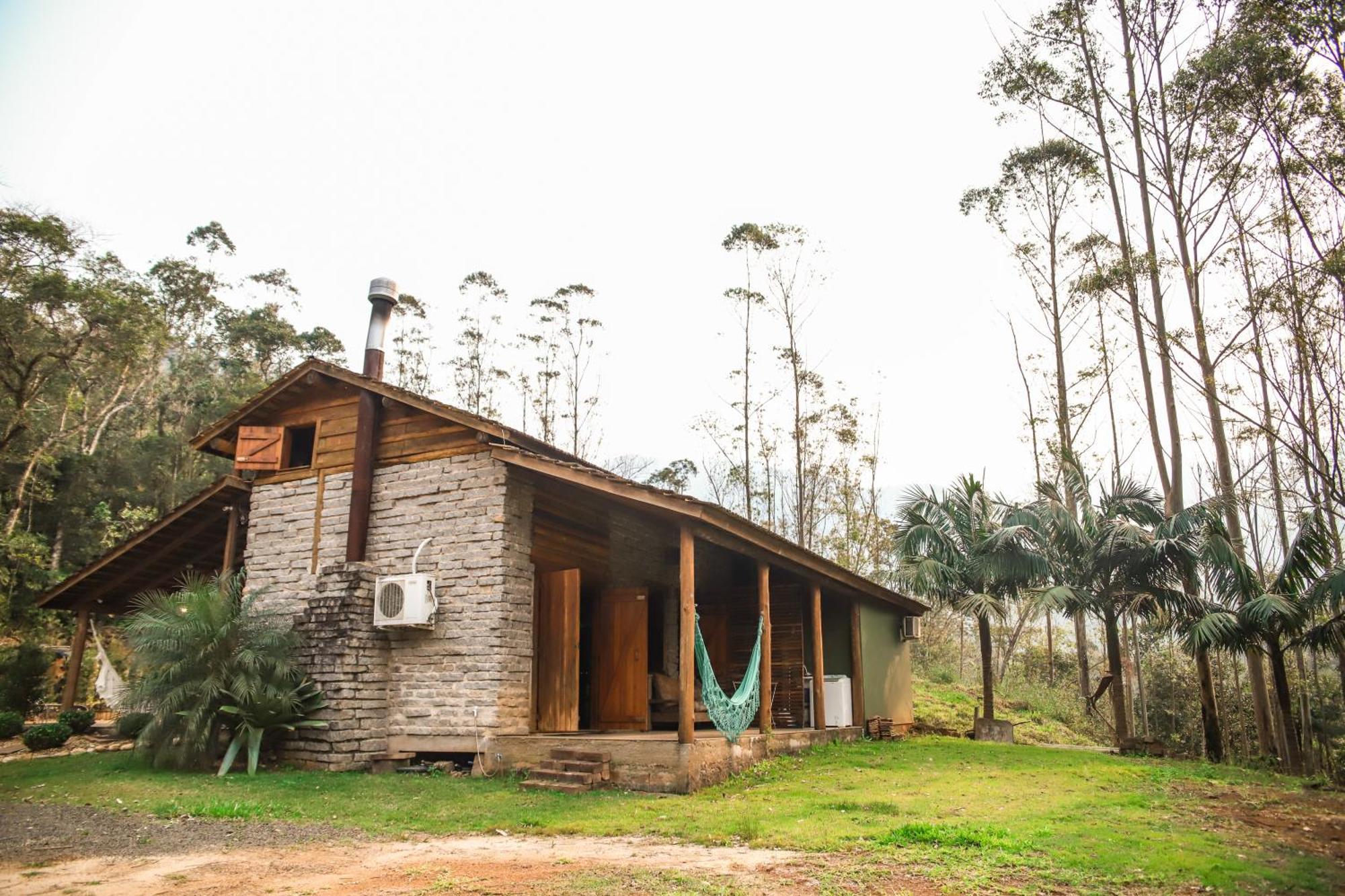 Chale Casa De Pedra, Vivenda Serra Velha, Chales De Montanha Timbe do Sul Esterno foto