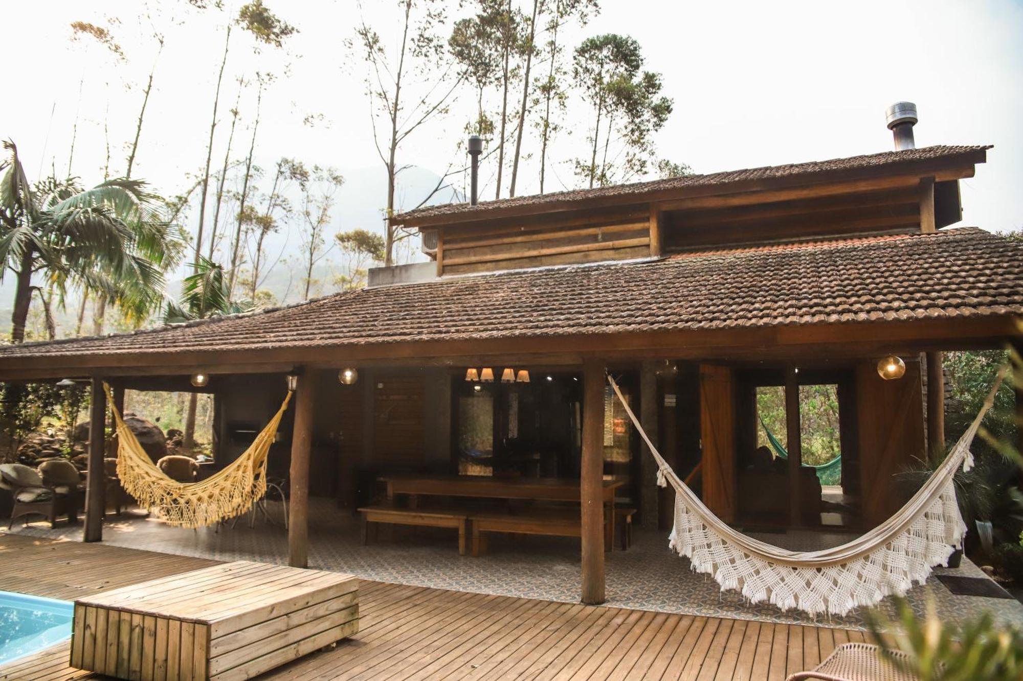 Chale Casa De Pedra, Vivenda Serra Velha, Chales De Montanha Timbe do Sul Esterno foto