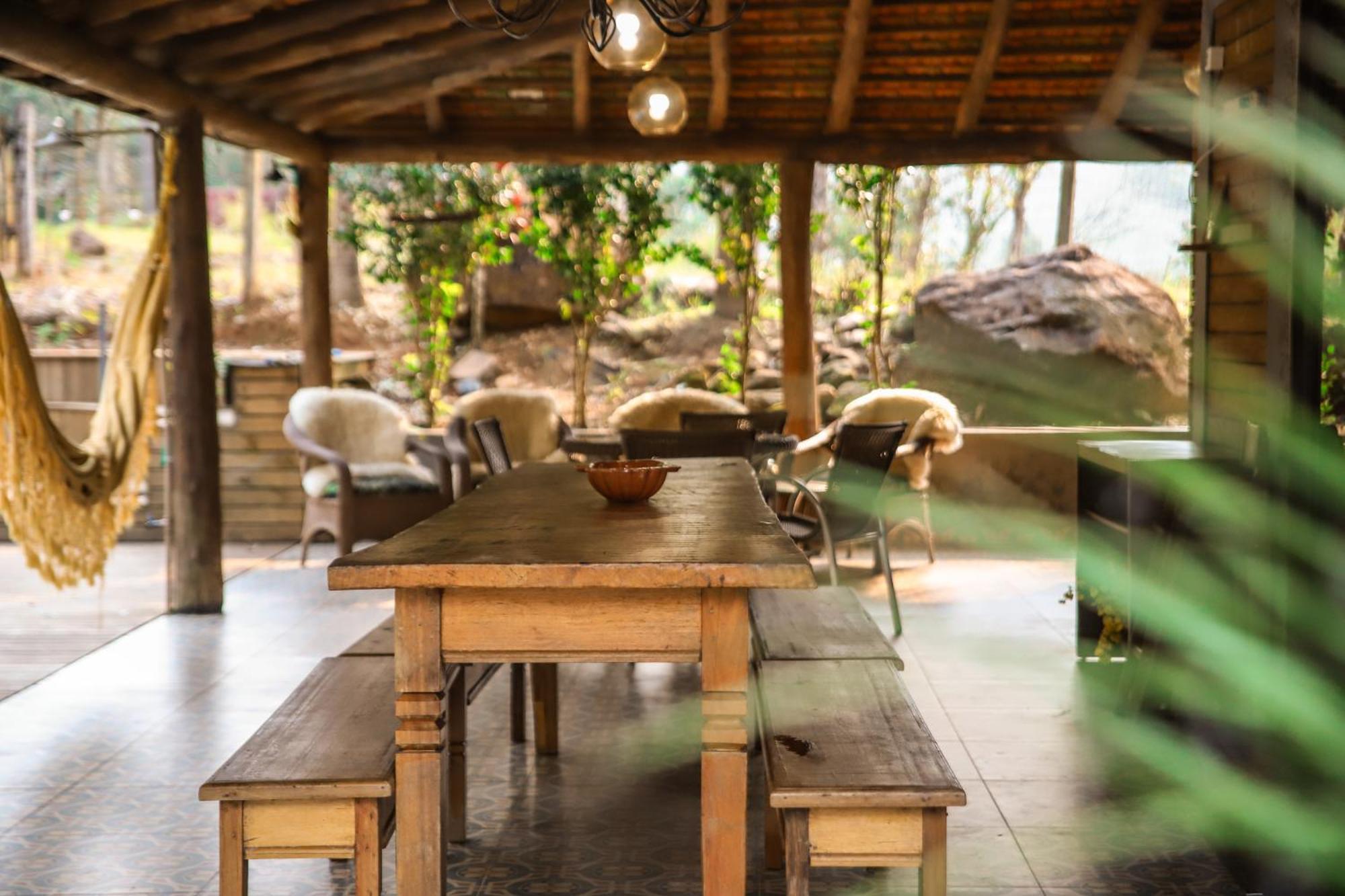 Chale Casa De Pedra, Vivenda Serra Velha, Chales De Montanha Timbe do Sul Esterno foto