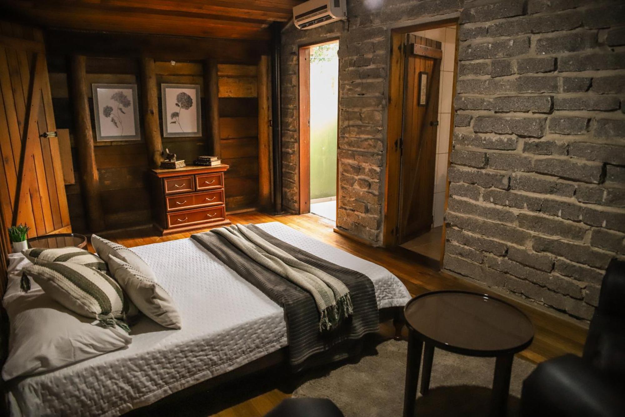 Chale Casa De Pedra, Vivenda Serra Velha, Chales De Montanha Timbe do Sul Esterno foto